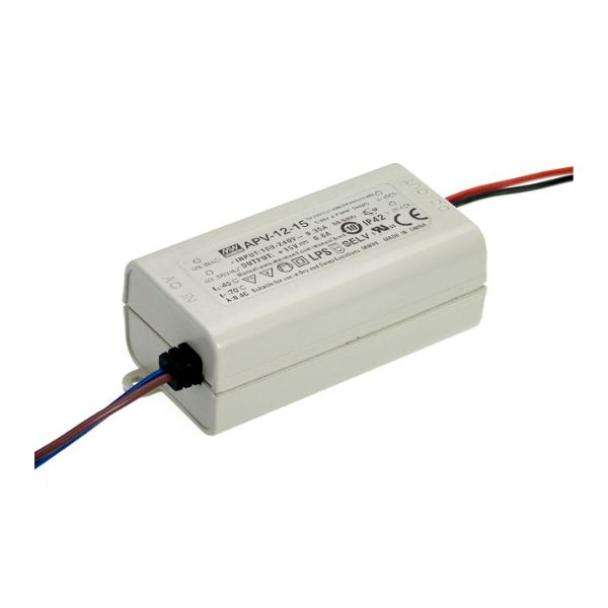 Mean Well MEAN WELL 12 Watt Economical LED Driver - APV-12-12 - BNR Industrial