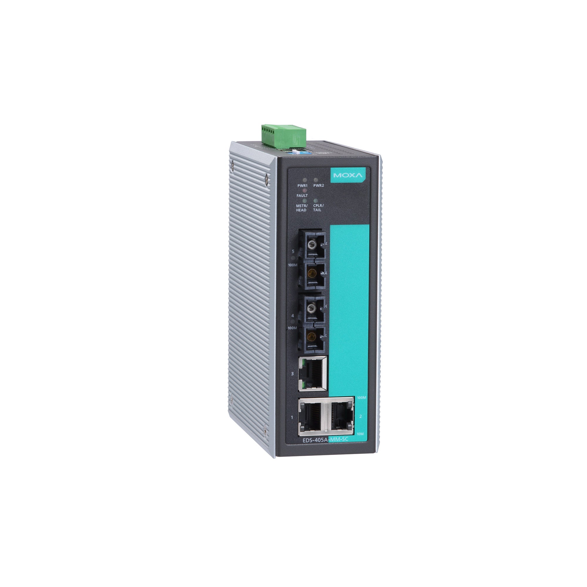 MOXA MOXA Ethernet Switch W/ 5 10/100BaseT(X) ports, PROFINET e - EDS-405A-PN-T - BNR Industrial