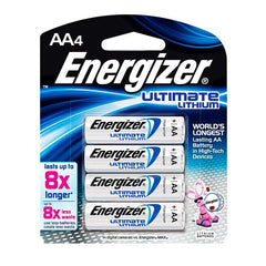 6PKS ENERGIZER AA store ULTIMATE LITHIUM BATTERIES